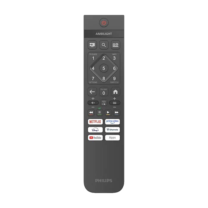 Philips 55PUS8001/12, 55" 4K UHD LED, 3840 x 2160p, 60Hz, 3 sided Ambilight, DVB-T/T2/T2-HD/C/S/S2, CL+2.0, Perfect Pixel UHD, HDR10, HLG, Titan OS, Dolby Atmos, 3*HDMI, 2*USB, 802.11ac, BT 5.2, Easy Link 3.0, 20W RMS, Black (тъмнейл - 3)