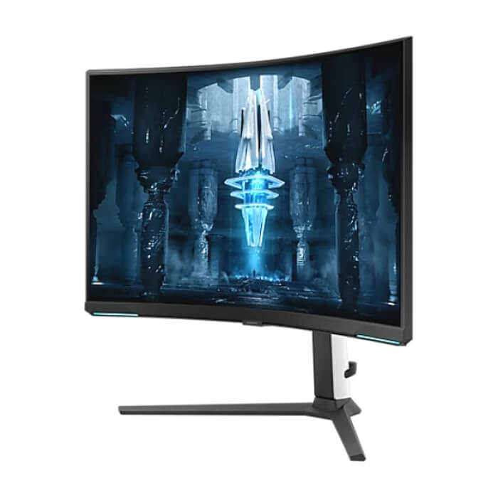Samsung LS32BG850N 32" Odyssey Neo G8,Curved VA, 240Hz, 1 ms, 3840x2160, DP, 2xHDMI, USB Hub, White ID 64847 (тъмнейл - 4)