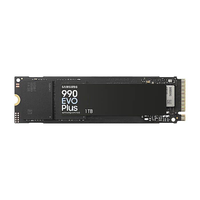 Samsung SSD 990 EVO Plus 1TB PCIe 4.0 NVMe 2.0 M.2 V-NAND 3-bit MLC, 256-bit Encryption, Read 7150 MB/s Write 6300 MB/s ID 83952 на супер цена от GT Computers Samsung SSD 990 EVO Plus 1TB PCIe 4.0 NVMe 2.0 M.2 V-NAND 3-bit MLC, 256-bit Encryption, Read 7150 MB/s Write 6300 MB/s ID 83952 на супер цена