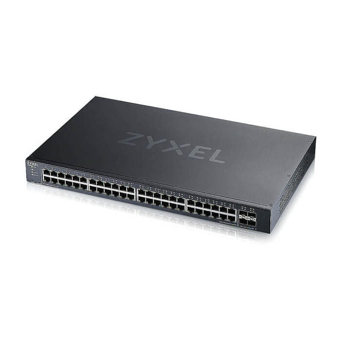 Zyxel XGS1935-52, 52 Port Lite-L3 Smart Managed Switch, 48x Gigabit Copper and 4x 10G SFP+, hybrid mode, standalone or NebulaFlex Cloud (тъмнейл - 3)