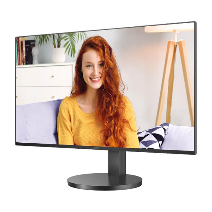 AOC 27B3CF2, 27" IPS WLED, 1920x1080@100Hz, 4ms GtG, 1ms MPRT, 250cd m/2, 1300:1, 20M:1 DCR, Adaptive Sync, FlickerFree, Low Blue Mode, 2Wx2, Tilt, Height Adjust, HDMI, USB hub ID 65396 (тъмнейл - 3)