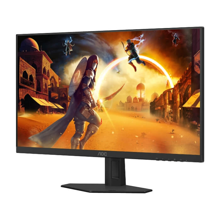 AOC Q24G4RE, 23.8" Fast IPS WLED, 2560x1440@180Hz, 1ms GtG, 0.5ms MPRT, 300cd m2, 1000:1, 80M:1 DCR, Adaptive Sync, FlickerFree, Low Blue Light, Tilt, HDMI, DP ID 89159 (тъмнейл - 4)