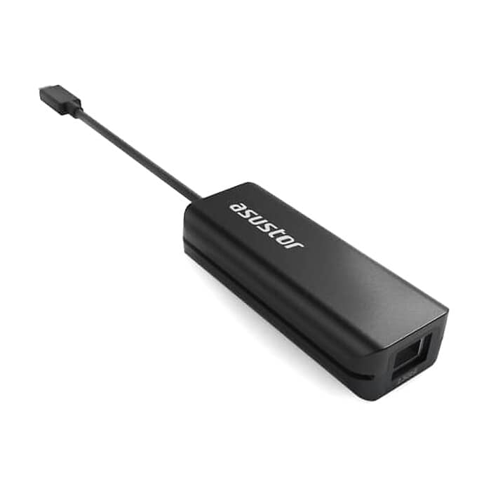 Asustor AS-U2.5G, USB3.2 Gen 1 type-c to 2.5GBASE-T Adapter / FG на супер цена от GT Computers Asustor AS-U2.5G, USB3.2 Gen 1 type-c to 2.5GBASE-T Adapter / FG на супер цена
