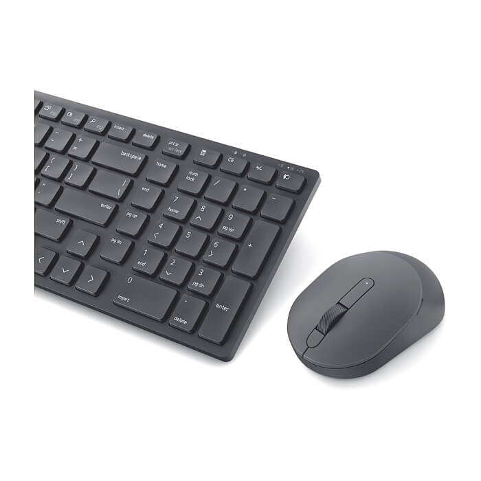 Dell Pro Compact Silent Keyboard and Mouse - KM555 - US International (QWERTY) (тъмнейл - 4)