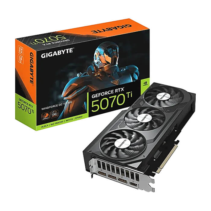 Gigabyte GeForce RTX 5070 Ti 16GB GDDR7 Windforce OC V2 ID 98751 (тъмнейл - 3)