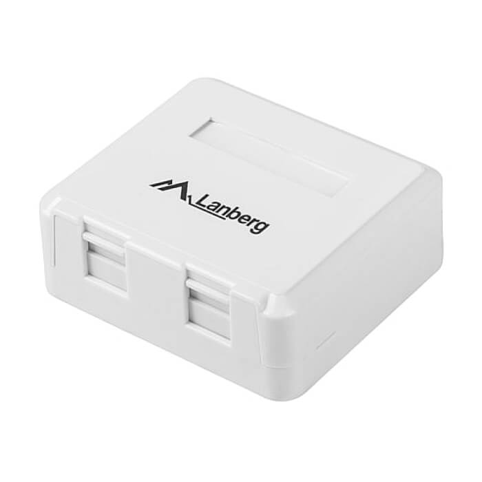 Lanberg empty surface-mount box for keystone 2-port ID 72023 на супер цена от GT Computers Lanberg empty surface-mount box for keystone 2-port ID 72023 на супер цена
