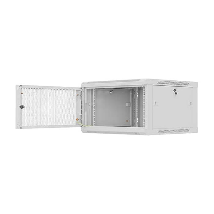 Lanberg rack cabinet 19" wall-mount 9U / 600x600 for self-assembly (flat pack), grey ID 92944 (тъмнейл - 5)