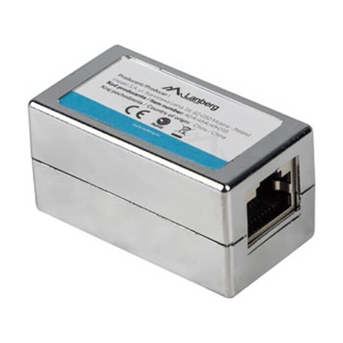 Lanberg RJ-45 inline coupler CAT.5e shielded ID 72047 (тъмнейл - 2)