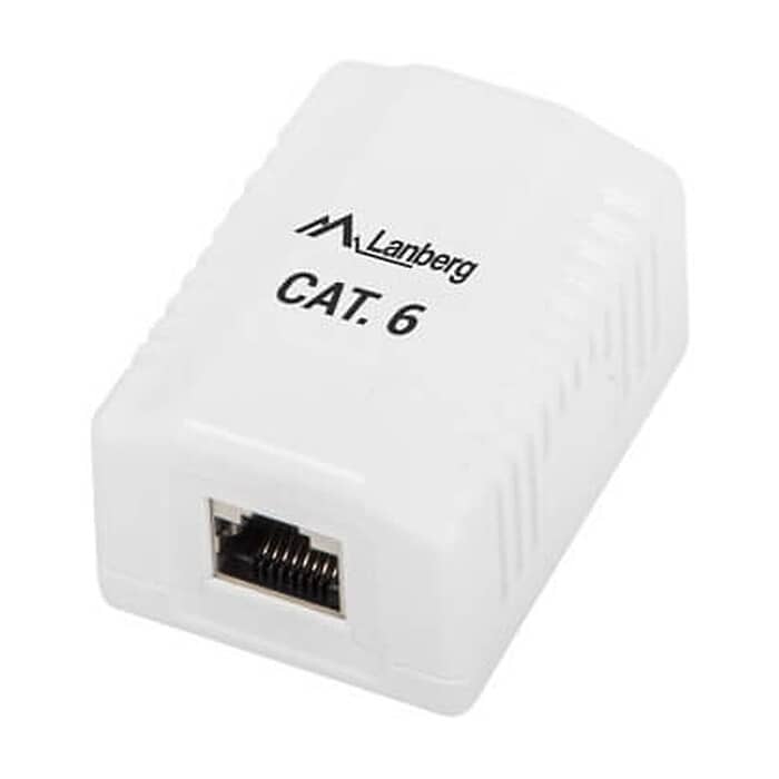 Lanberg surface-mount box CAT.6 FTP shielded 1X RJ45, white ID 72020 на супер цена от GT Computers Lanberg surface-mount box CAT.6 FTP shielded 1X RJ45, white ID 72020 на супер цена