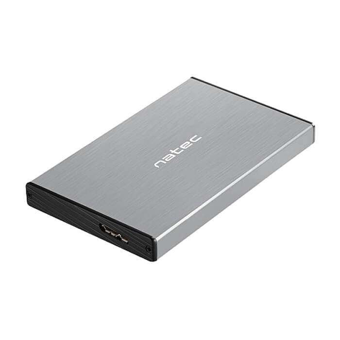 Natec External HDD/SSD Enclosure Rhino Go SATA 2.5" USB 3.0 Grey ID 73748 на супер цена от GT Computers Natec External HDD/SSD Enclosure Rhino Go SATA 2.5" USB 3.0 Grey ID 73748 на супер цена