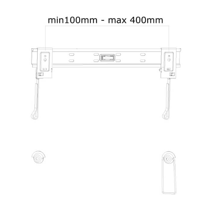 Neomounts by NewStar Flat Screen Wall Mount (fixed, ultrathin) ID 66881 (тъмнейл - 3)