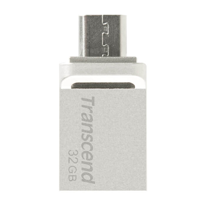 Transcend 32GB, JF880, OTG, USB3.0, Silver ID 74153 (тъмнейл - 4)