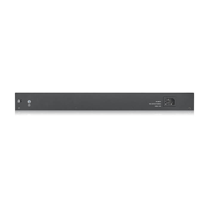 ZyXEL GS1920-24HPv2, 28 Port Smart Managed Switch 24x Gigabit Copper and 4x Gigabit dual pers., hybird mode, standalone or NebulaFlex Cloud (тъмнейл - 4)
