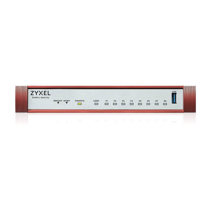 Zyxel USG FLEX 100 H, 8 Gigabit user-definable ports, 1*USB with 1 YR Gold Security Pack ID 84937 на супер цена от GT Computers Zyxel USG FLEX 100 H, 8 Gigabit user-definable ports, 1*USB with 1 YR Gold Security Pack ID 84937 на супер цена