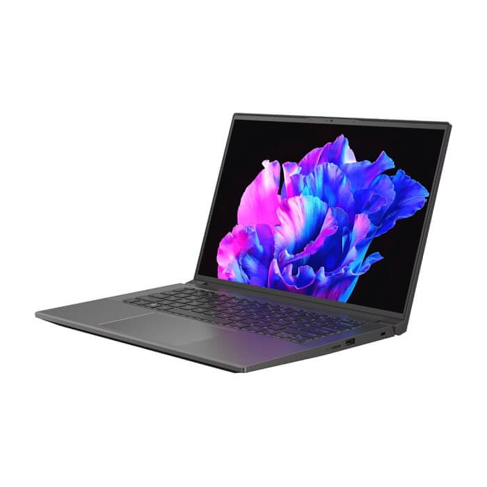 Acer Swift X 14, SFX14-71G-75L8, Intel Core i7-13700H(3.70GHz up to 5.00GHz, 24MB),14.5" 2.8K OLED (2880x1800) 120Hz, 16GB DDR5, 1024 GB NVMe SSD,RTX 4050 6GB GDDR6, FHD Cam, ID 93582 (тъмнейл - 4)