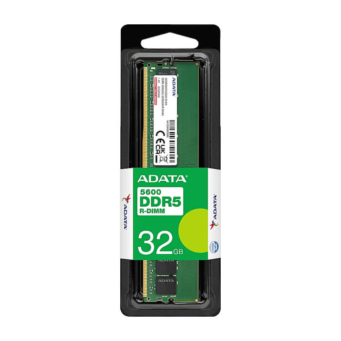 ADATA 32GB DDR5 5600 MHz R-DIMM ID 98510 на супер цена от GT Computers ADATA 32GB DDR5 5600 MHz R-DIMM ID 98510 на супер цена