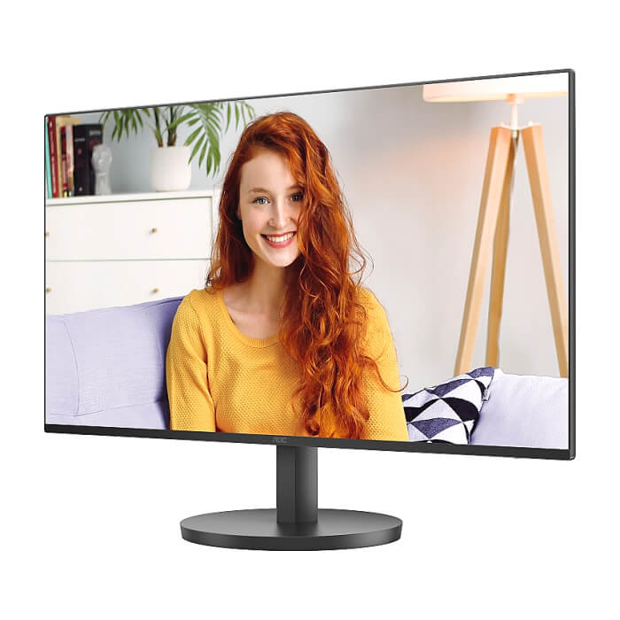 AOC 24B3HA2, 23.8" IPS WLED, 1920x1080@100Hz, 4ms GtG, 1ms MPRT, 250cd m/2, 1300:1, 20M:1 DCR, Adaptive Sync, FlickerFree, Low Blue Mode, 2Wx2, Tilt, D-SUB, HDMI ID 65429 (тъмнейл - 2)