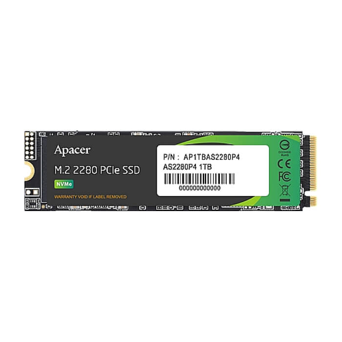 Apacer AS2280P4 M.2 PCIe 1TB, Standard (Single) ID 96295 на супер цена