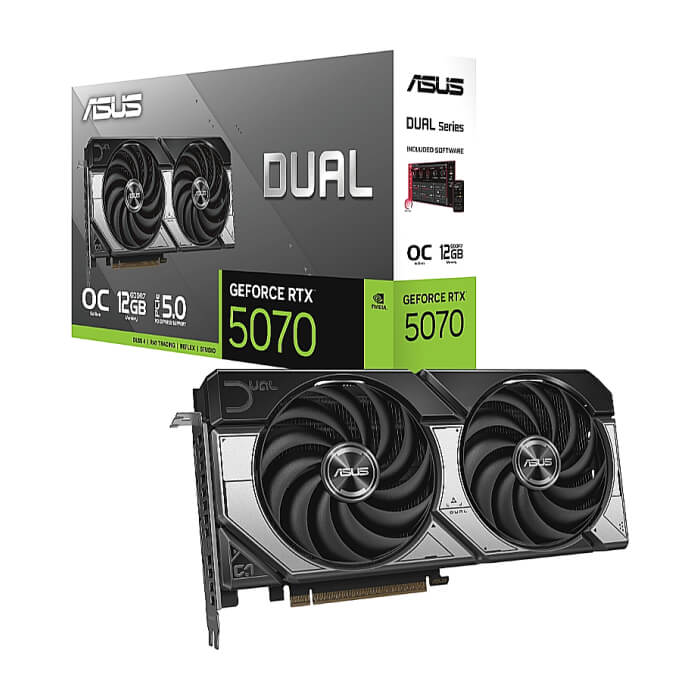 Asus Dual GeForce RTX 5070 12GB GDDR7 OC ID 92358 (тъмнейл - 2)