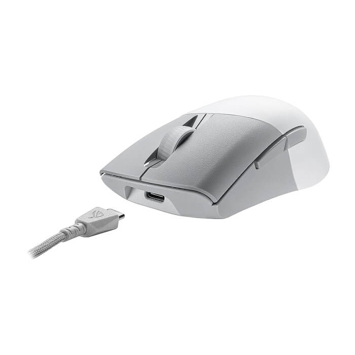 Asus ROG Keris Wireless AimPoint Gaming Mouse, Tri-mode connectivity (2.4GHz RF, Bluetooth, Wired), 36000 DPI sensor, 5 programmable buttons, ROG SpeedNova, Replaceable switches, P (тъмнейл - 4)