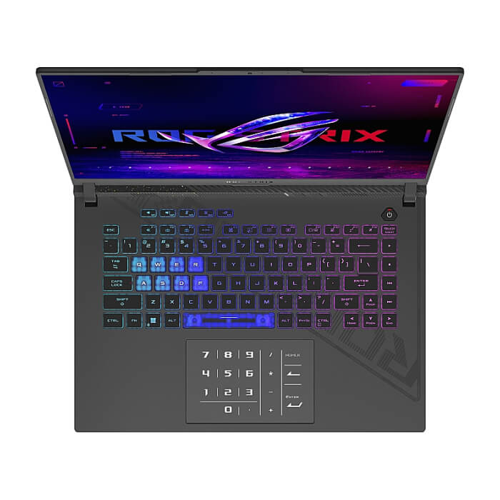 Asus Strix G16 G614PM-RV160,Ryzen 9 8940HX 2.4GHz (80MB Cache, up to 5.3GHz, 16 cores, 32 Threads)16.0 WUXGA 1920X1200 16:10 Bend+300nits Anti-Glare sRGB 100% Wide View,165Hz,DDR5 ID 97204 (тъмнейл - 2)