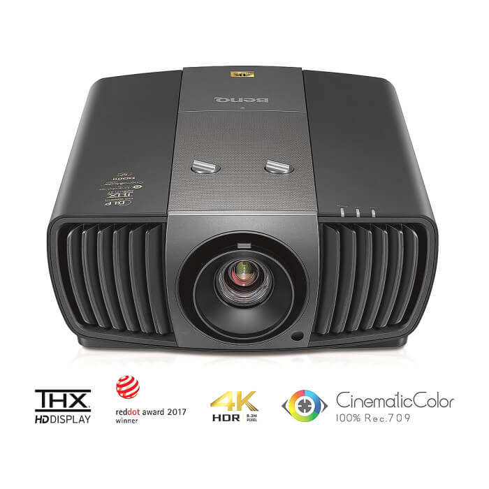 BenQ W11000H, DLP, 4K (3840x2160), 50 000:1, 2200 ANSI Lumens, Pro Cinema Projector, THX technology, CinematicColor, HDR, Horizontal and Vertical lens shift, 3D via HDMI 2.0a, 81% DCI-P3, Zoom 1.5x, VGA, HDMI, LAN, DC12V Trigger, 14.8 kg. ID 65785 (тъмнейл - 3)