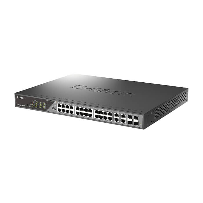 D-Link 28-Port Gigabit Ethernet PoE++ Surveillance Switches (тъмнейл - 2)
