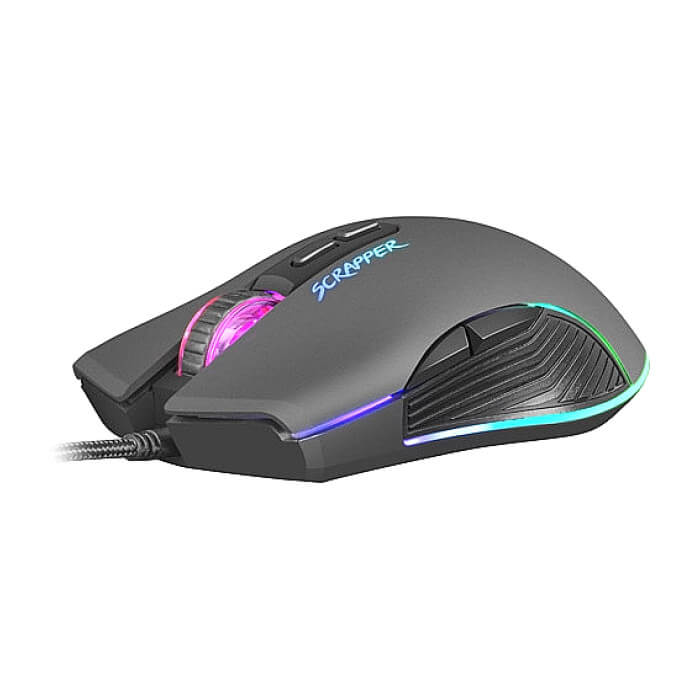 Fury Gaming Mouse Scrapper 6400DPI Optical With Software RGB Backlight (тъмнейл - 3)