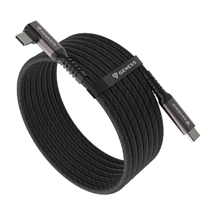 Genesis Cable USB-C M/M 3.1 GEN 2, 10GB/S PD60W VR, 3m, Black ID 82236 (тъмнейл - 3)