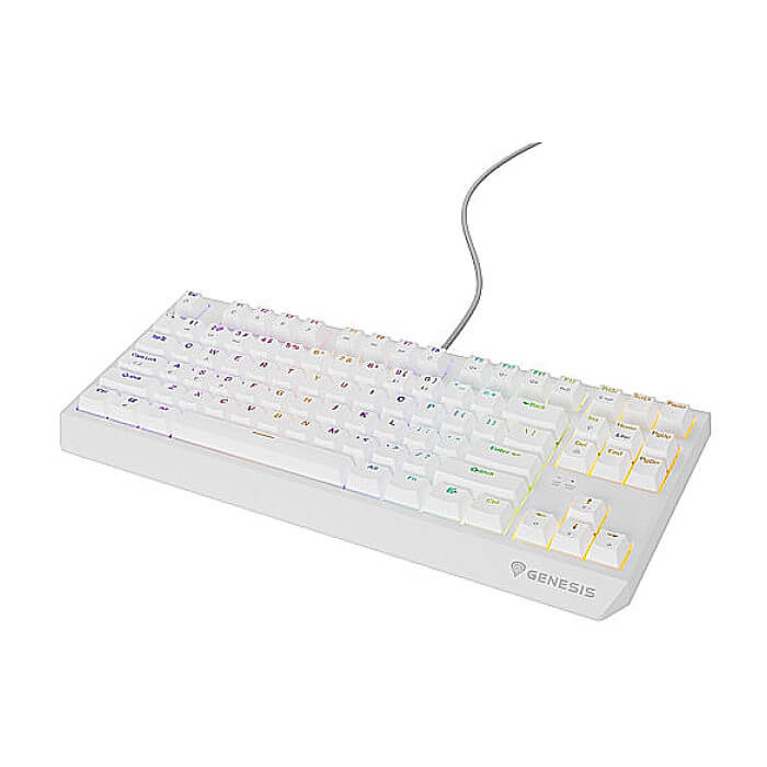 Genesis Gaming Keyboard Thor 230 TKL US RGB Mechanical Outemu Brown White Hot Swap (тъмнейл - 2)