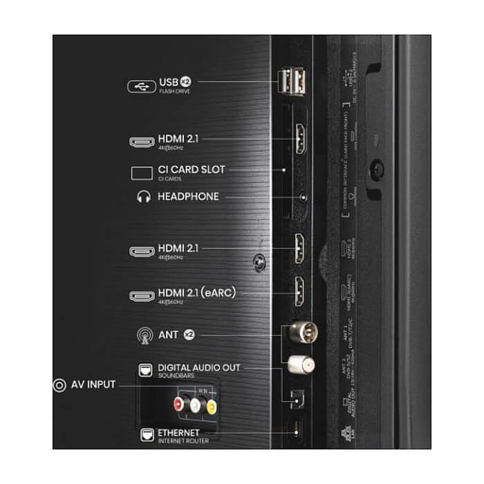 Hisense 55" E7Q, 4K Ultra HD 3840x2160, QLED, Quantum Dot, HDR 10+, HLG, Dolby Vision, DTS Virtual X, Smart TV, WiFi, Light Sensor, BT, Anyview Cast, 3xHDMI, 2xUSB, LAN, CI+, ID 91517 (тъмнейл - 4)