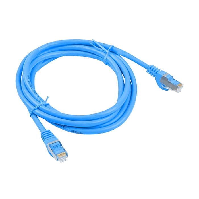 Кабел - Lanberg patch cord CAT.6 FTP 1.5m, blue ID 72418 (тъмнейл - 2)