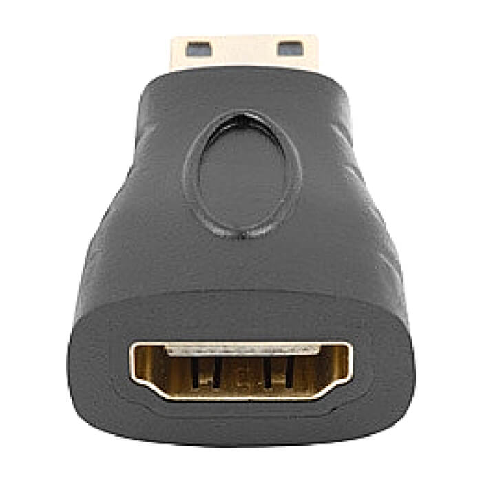 Lanberg adapter HDMI (f) -> HDMI mini (m), black (тъмнейл - 2)