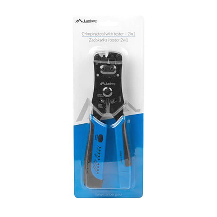 Lanberg crimping tool for RJ45, RJ12, RJ11 + cable tester (тъмнейл - 4)