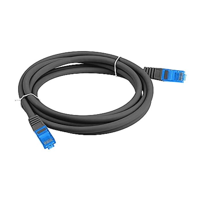 Lanberg patchcord CAT.6a s/ftp lszh cca 3m black fluke passed ID 87225 (тъмнейл - 3)
