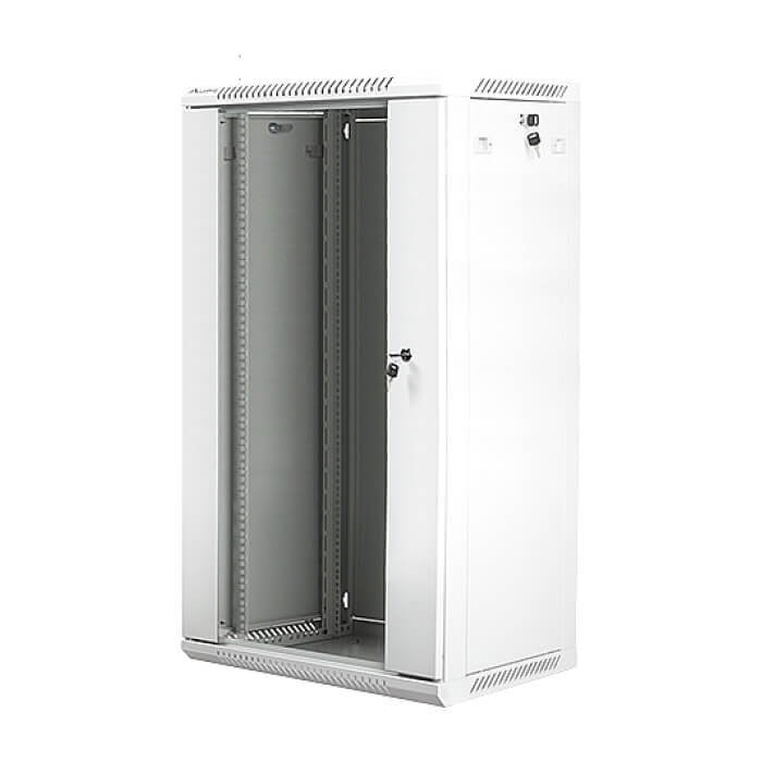 Lanberg rack cabinet 19” wall-mount 22U / 600x450 for self-assembly (flat pack), grey ID 71890 (тъмнейл - 3)