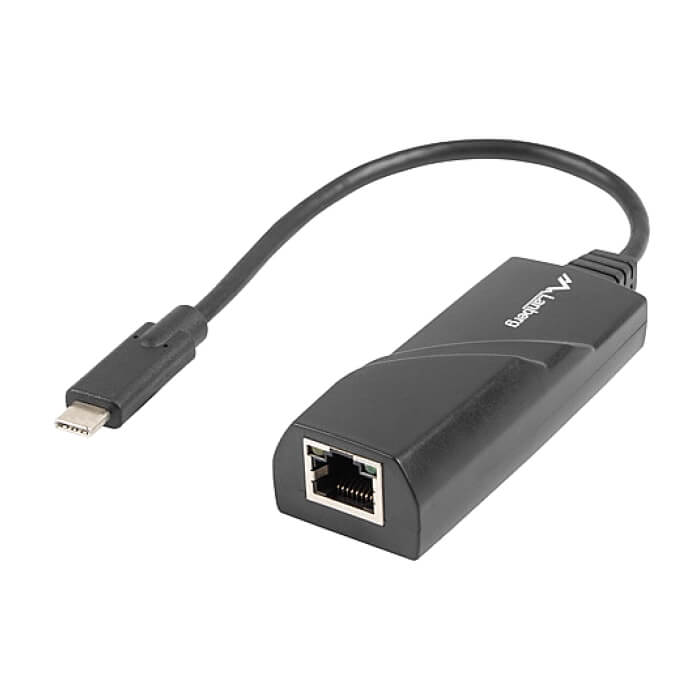 Lanberg USB type-c 3.1 LAN adapter 1GB на супер цена от GT Computers Lanberg USB type-c 3.1 LAN adapter 1GB на супер цена