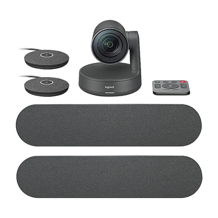 Logitech Rally Conference Solution, 2xRally Speaker, 2xRally Mic Pod, Ultra HD 4K 30 fps, Up To 16 Seats, Motorized PTZ Camera, RightSight, RightLight, RightSound, 15x HD Zoom, Autofocus, Black ID 71198 на супер цена