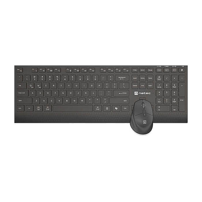 Natec Stingray 2, Set 2 in 1 Keyboard + Mouse Wireless, US Layout на супер цена