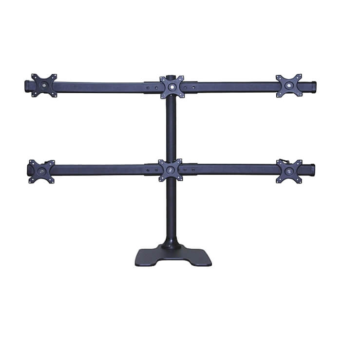 Neomounts by NewStar Flat Screen Desk Mount (stand/grommet) for 6 Monitor Screens ID 66813 (тъмнейл - 2)