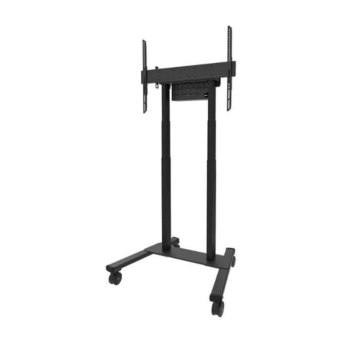 Neomounts by Newstar Motorised Mobile Stand incl. storage box, 10 cm. Wheels Floor - VESA 100x100 up to 800x600 ID 66669 (тъмнейл - 4)