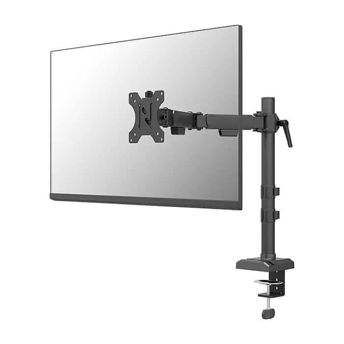 Neomounts Nero Single Flat Screen Desk Mount (phone holder+Quick-fix clamp/grommet) ID 86702 на супер цена