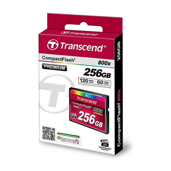 Transcend 256GB CF Card (800x) ID 74015 (тъмнейл - 4)
