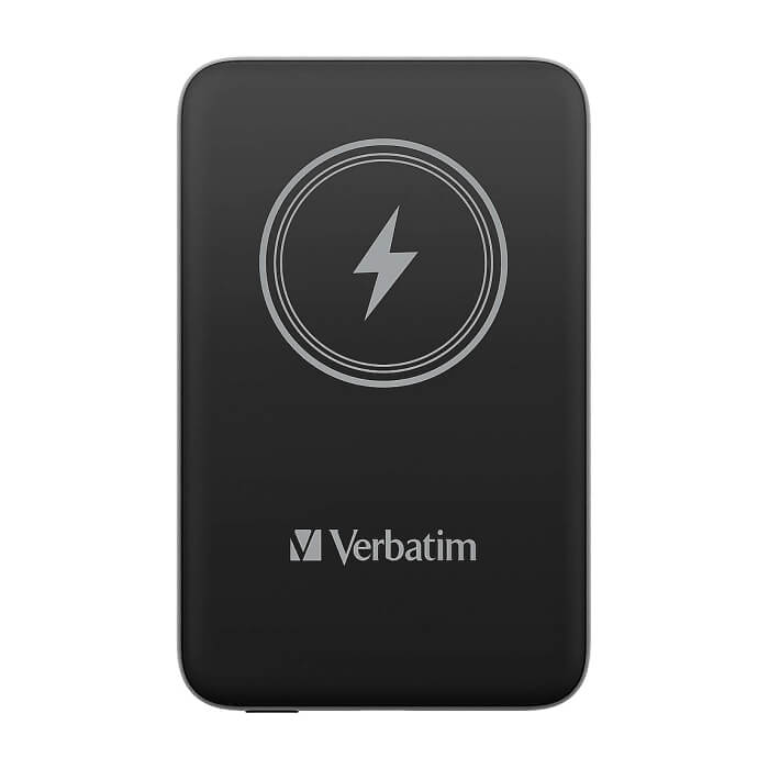 Verbatim MCP-10BK Power Pack 10000 mAh with UBS-C® PD 20W / Magnetic Wireless Charging 15W Black ID 75114 на супер цена от GT Computers Verbatim MCP-10BK Power Pack 10000 mAh with UBS-C® PD 20W / Magnetic Wireless Charging 15W Black ID 75114 на супер цена