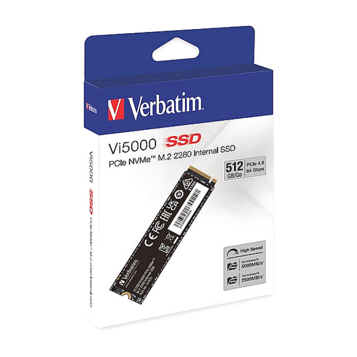 Verbatim Vi5000 Internal PCIe NVMe M.2 SSD 512GB ID 73190 (тъмнейл - 5)