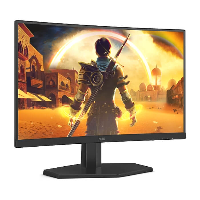 AOC C24G42E, 23.6" VA Curved 1500R, WLED, 1020x1080@180Hz, 4ms GtG, 0.5ms MPRT, 250cd m/2, 3000:1, 80M:1 DCR, Adaptive Sync, FlickerFree, Low Blue Light, 2Wx2, Tilt, 2xHDMI, DP ID 88631 (тъмнейл - 3)