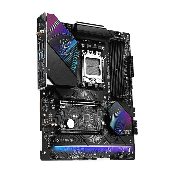 Asrock X870 Phantom Gaming Riptide Wi-Fi ID 80425 (тъмнейл - 3)
