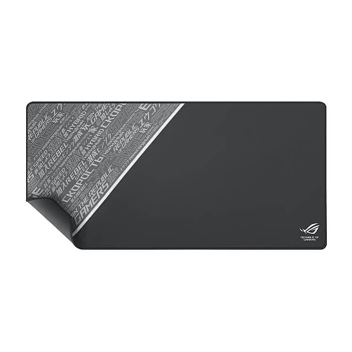 Asus ROG Sheath BLK LTD with extra-large, gaming-optimized cloth surface, anti-fraying stitched frame, and non-slip rubber base,Black (тъмнейл - 2)