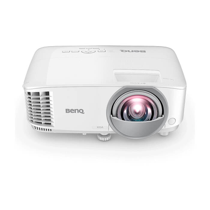 BenQ MX808STH, Short Throw, DLP, XGA (1024x768), 20 000:1, 3600 ANSI Lumens, Anti-Dust Sensor, VGA, 2xHDMI, VGA out, Audio in/out, RS232, USB (typeA) 5V/1.5A, Speaker 1x10W, Optional interactive kit(PW02/PT12), Optional QCast QP20, White ID 65843 (тъмнейл - 4)