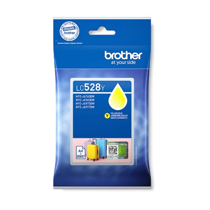 Brother LC528Y Yellow Ink Cartridge for MFCJ5010DW/MFCJ5110DW - 5000 page yield ID 99447 на супер цена